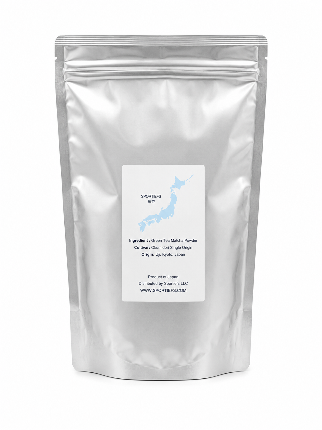Sportiefs Matcha Silver 1kg pouch 